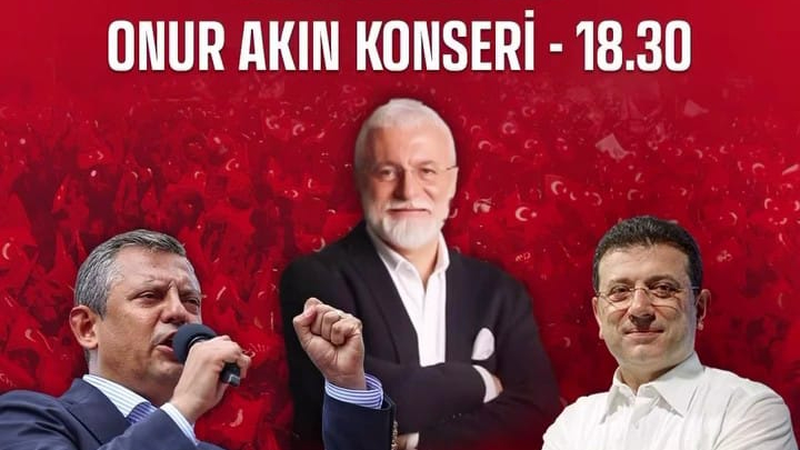 Onur Akın'dan İzmir Mitingine Özgürlük Türküleri: 'Ekrem Başkan İçin Geliyoruz