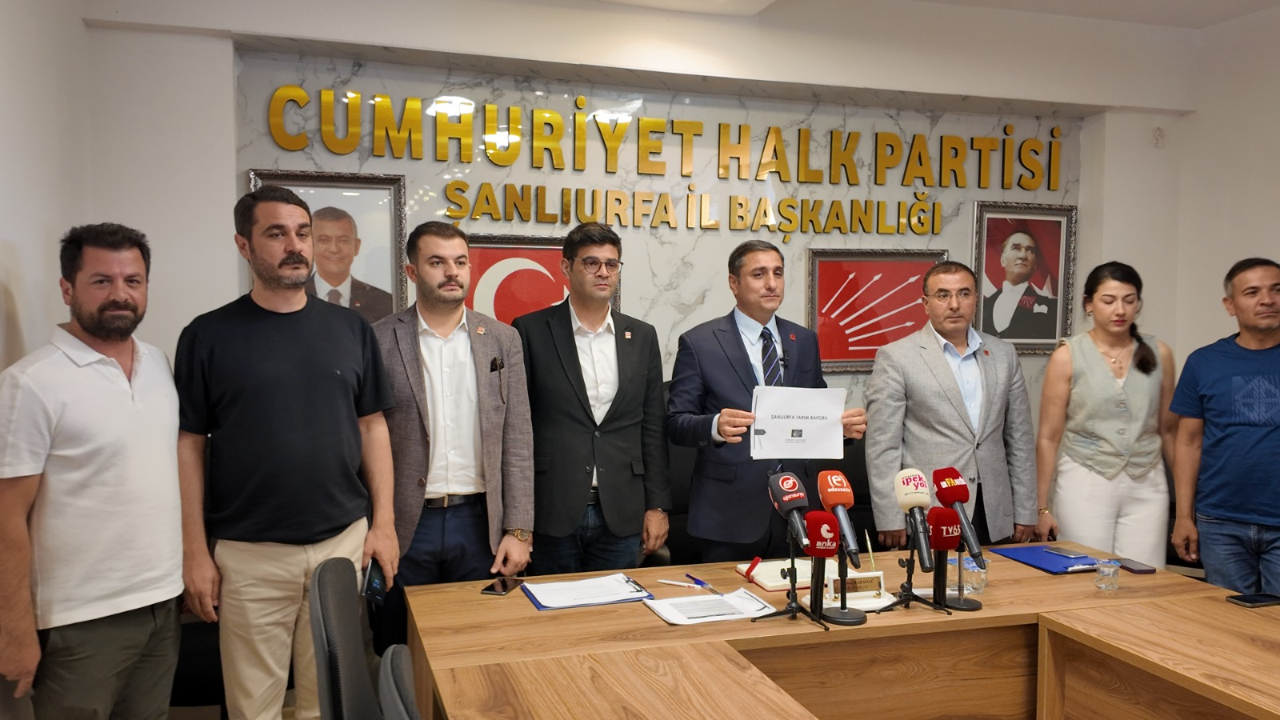 Şanlıurfa'da Tarım alarm veriyor